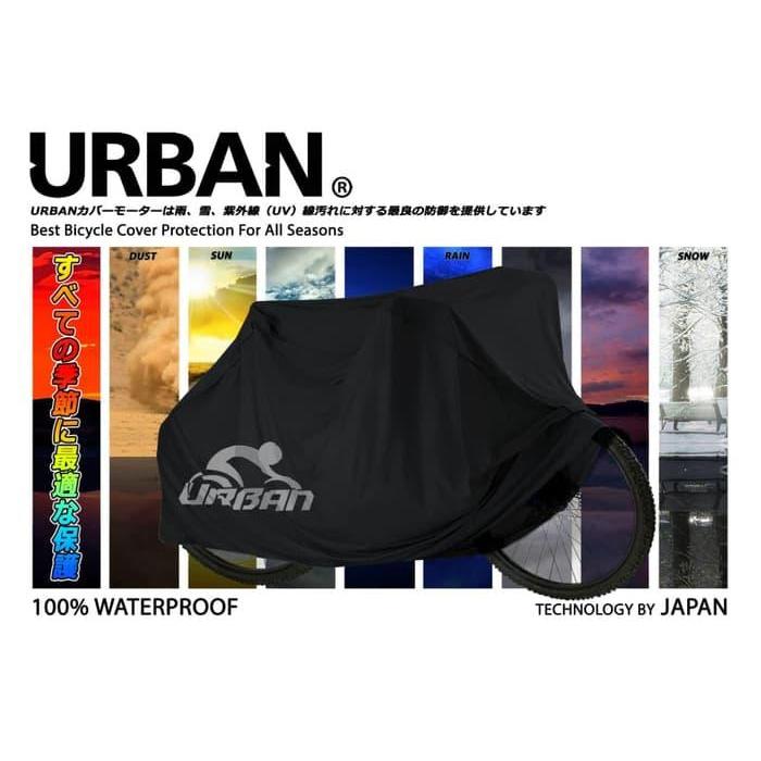 SARUNG SEPEDA BICYCLE COVER URBAN WATERPROOF SANTA CRUZ UNITED BIKE