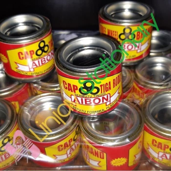"New" (ISI 12) Lem Aibon TIGA RODA - Lem Aibon Kaleng Kecil - Lem Aibon MINI