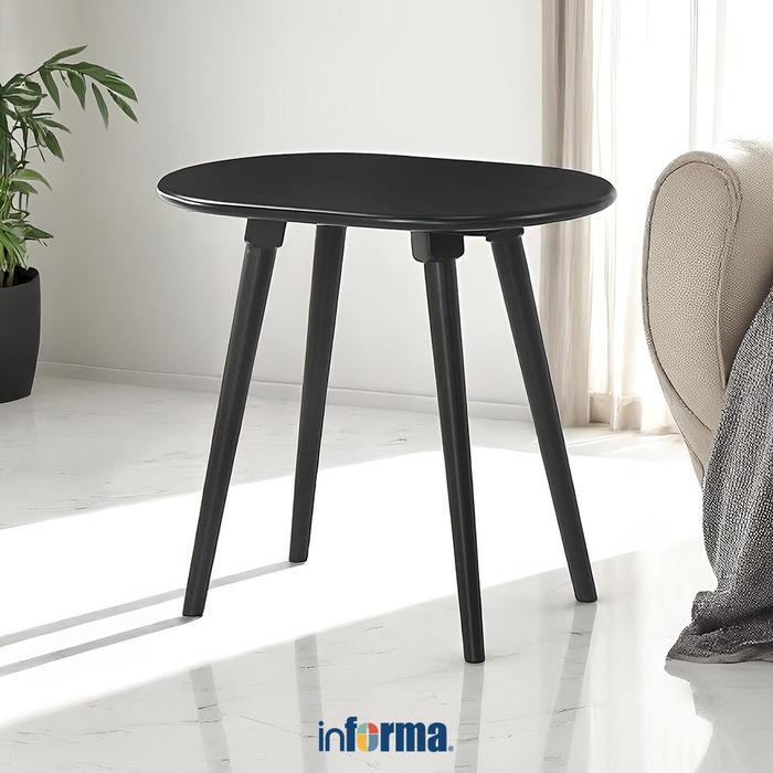 Informa Boffin Meja Tamu - Hitam End Table Coffee Table Bedside Small