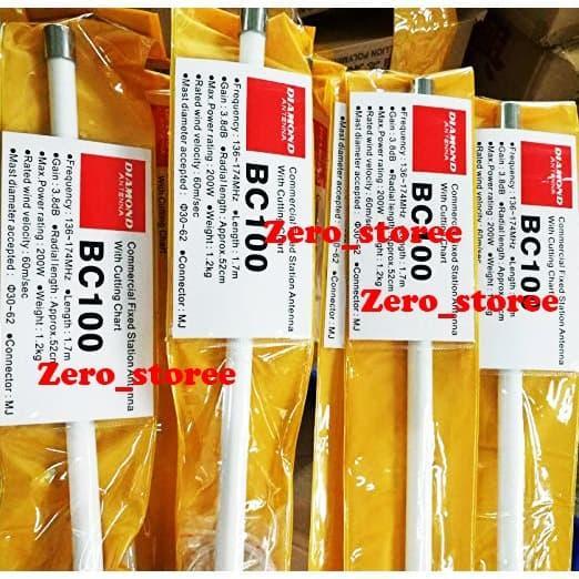 DIAMOND BC100 ANTENA RADIO RIG GEDUNG BC 100 BASE VHF 134-174 TAIWAN