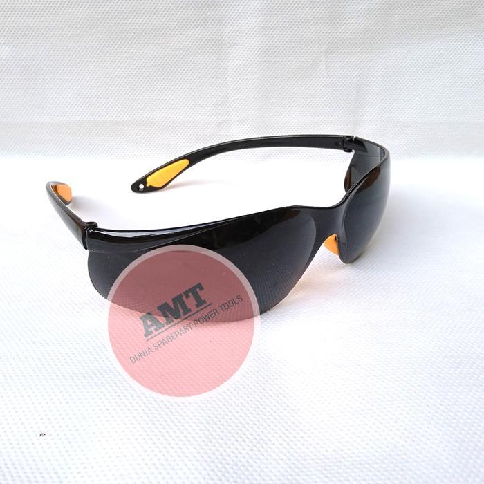 Kaca Mata Las DIN 11 Smoke Hitam Pekat Kacamata Las Safety