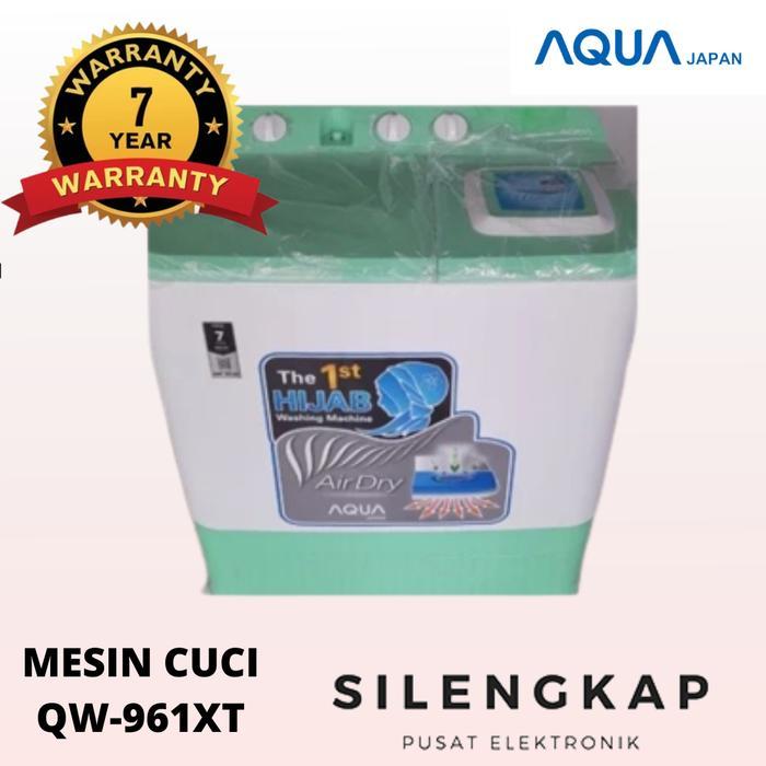 AQUA Mesin Cuci 2 Tabung 9 Kg QW-961XT Hijab series
