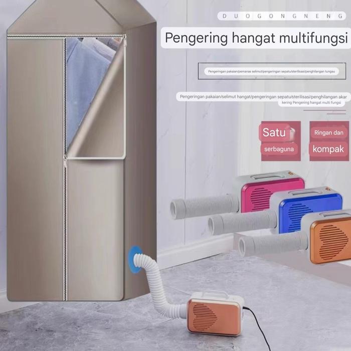 Mesin Pengering Pakaian Sepatu Rambut Multifungsi Portable