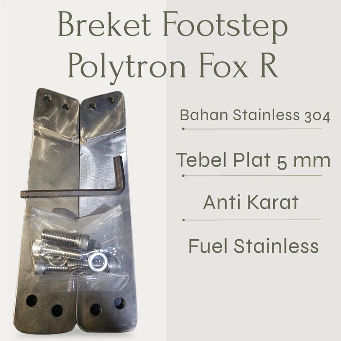 FOOTSTEP POLYTRON FOX R FOX S EXTENDER FOOTSTEP MOTOR LISTRIK POLYTRON