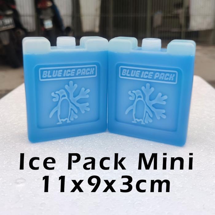 IceGelKu - Ice Pack Mini 11x9x3cm Blue Ice Pack Pengganti Dry Ice Gel
