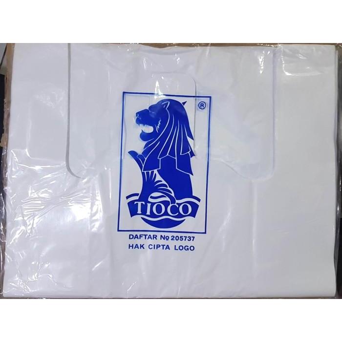 Stok Baru Kresek Putih 50 TEBAL per pak Kantong Plastik TIOCO