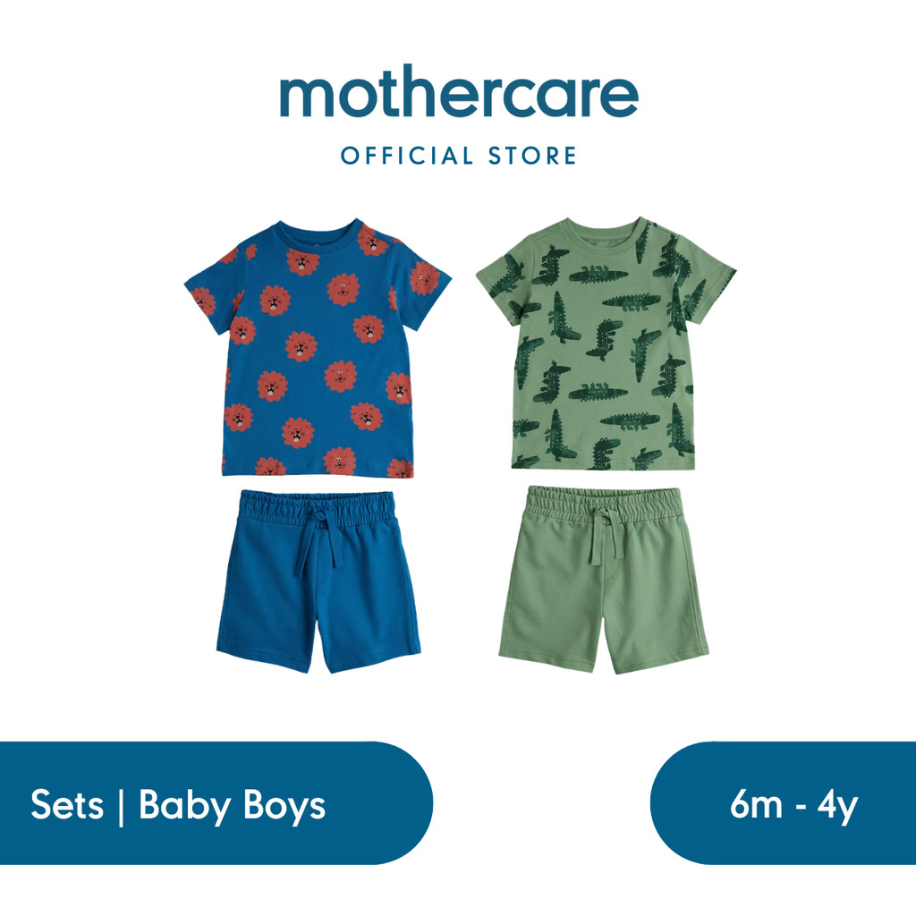Mothercare Shorts and T-Shirt Outfit - Set Baju Bayi Laki-laki