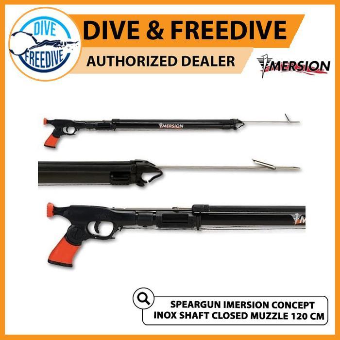 Speargun Imersion Concept Inox Shaft Closed Muzzle Panah Ikan 120cm