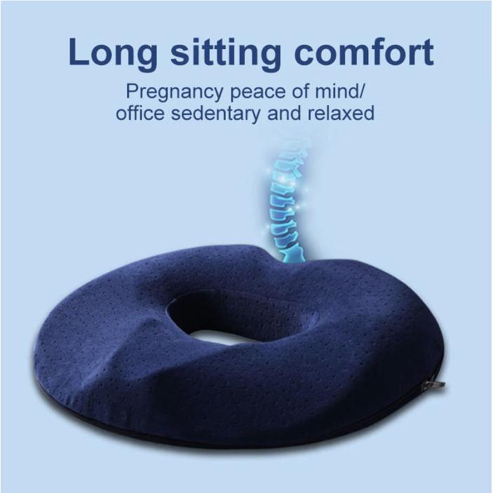 Bantal Duduk Kursi Kantor Orthopedic Seat Bantal Donat Tulang Ekor Empuk Nyaman PREMIUM Bantal Duduk