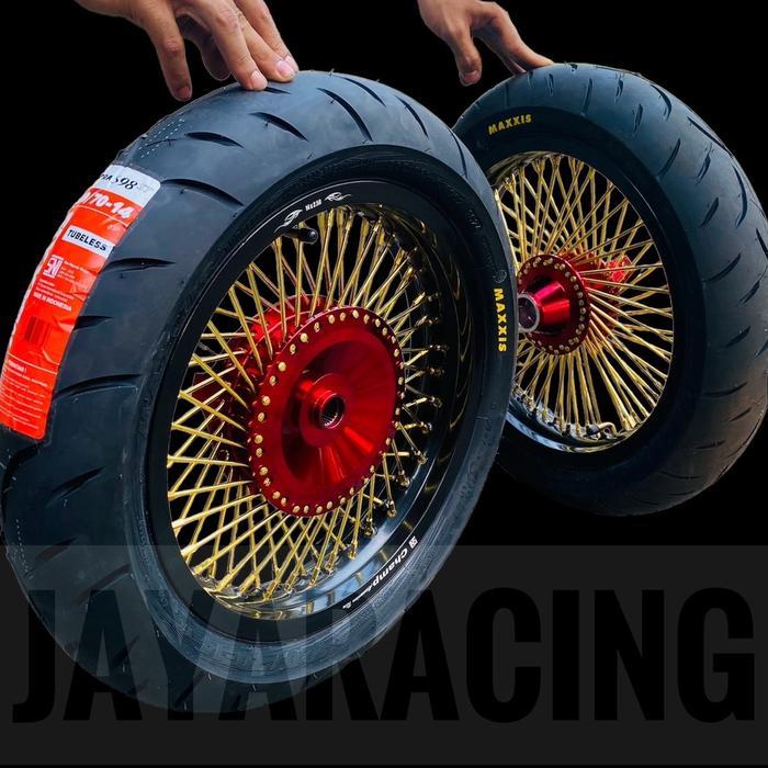 VELG SET CUSTOM RING 14 250 300 350 BEAT-SCOOPY-VARIO-GENIO-SPACY-MIO SOUL-MiO SMILE-MIO SPORTY-XEON