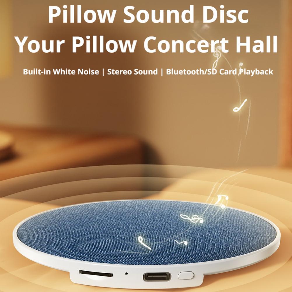 Under Pillow Speaker Slim Butterfly-Shaped Profile Bluetooth 5.4 Easy Pairing Process Sleep Aid