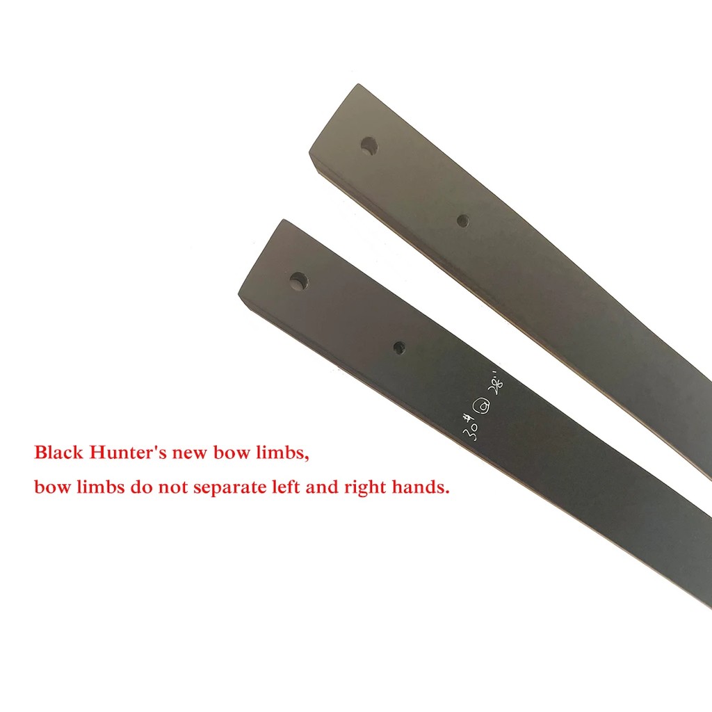 20-60lbs Linkboy Archery Black Hunter Recurve Bow Hunting Bow Lamination Bow Limbs Right/Left Hand