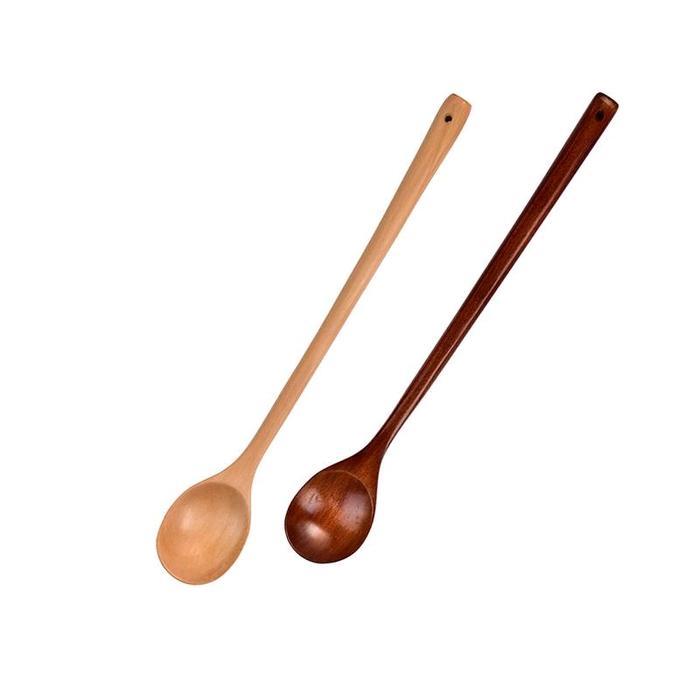 sendok kayu panjang 33cm / sendok masak kayu / sendok kayu korea / sendok kayu jepang / Gratis