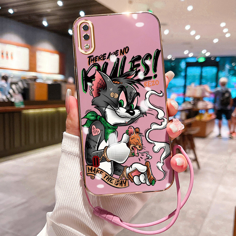 Casing Hp Untuk Samsung Galaxy A01 M01 Core A01 Core Case Casing Anime kartun lucu pola Kasus pelapi