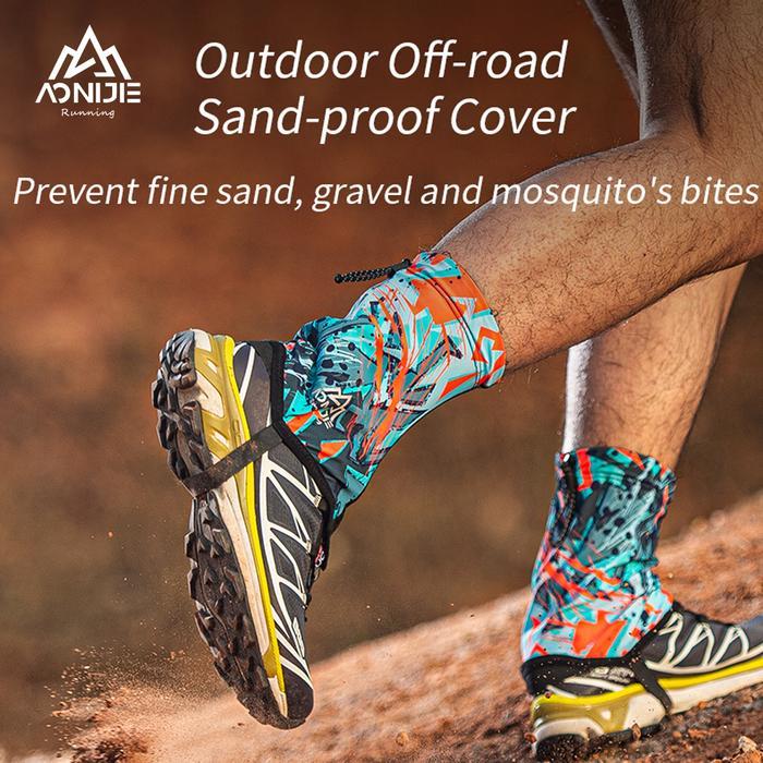 Aonijie Gaiter E4417 - Pelindung Kaki Sepatu - Trail Running - RED