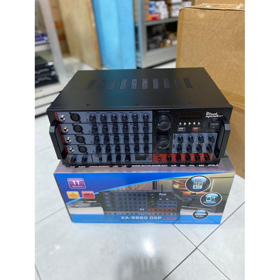Power Ampli Mixer Amplifier Ack Spider Ka9860 Dsp Ka 9860 Ka-9860
