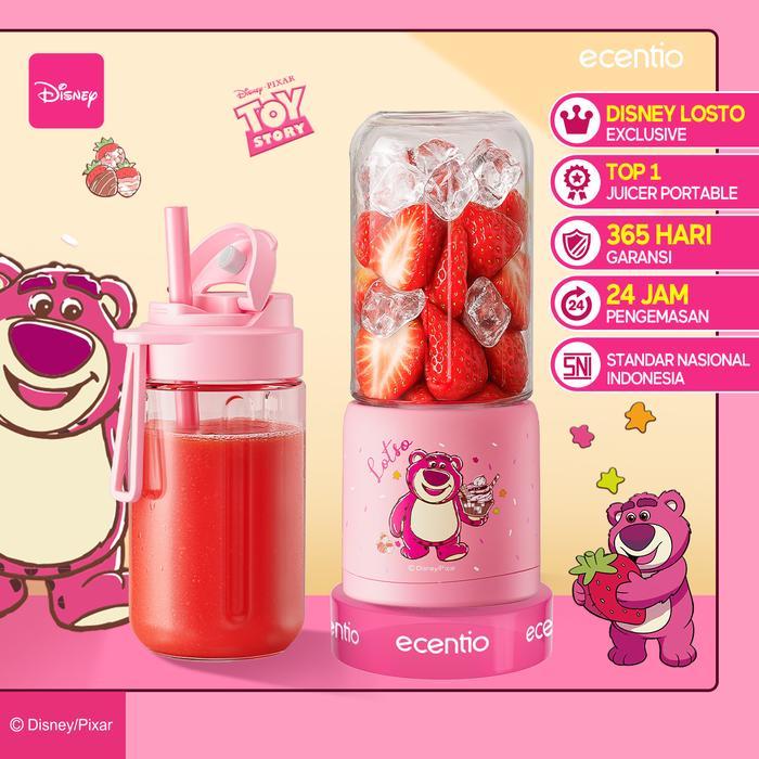 Philips - Portable Juicer Blender Mini Kaca Tebal 2 Cup 10 Pisau Juicer 380Ml+380Ml