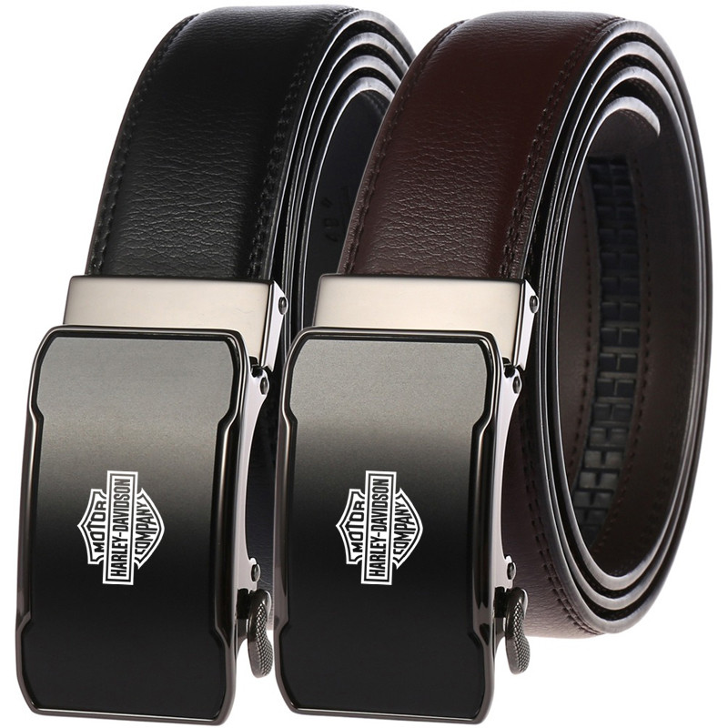 Casual Leather Buckle Men's Belt New Style Versatile High End Belts For Harley Davidson Pan America