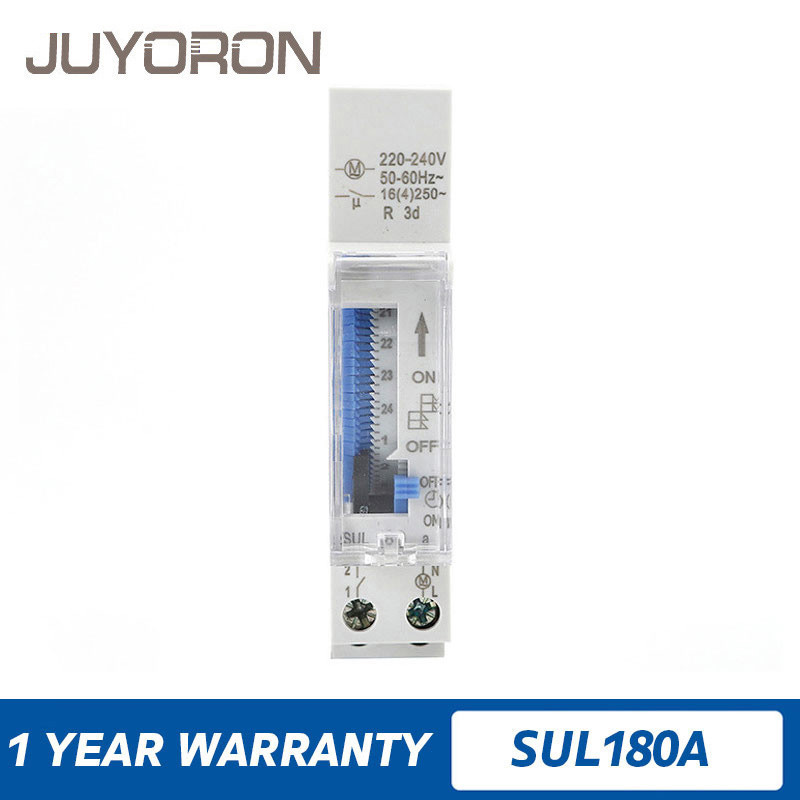 SUL180A Timer Switch 24 Hours Relay Analogues Electrical Programmable