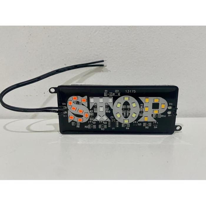 Lampu LED STOP Kedip Flash Kedap Kedip Blitz DC 12 Volt-24 Volt Motor Mobil Truk DC 12V-24V