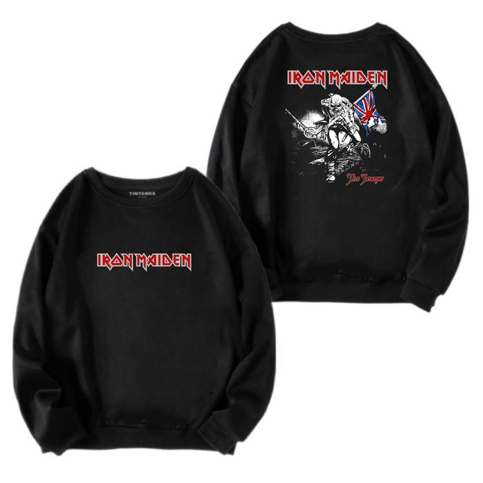 The Getooxs - Crewneck Iron Maiden Unisex Hitam