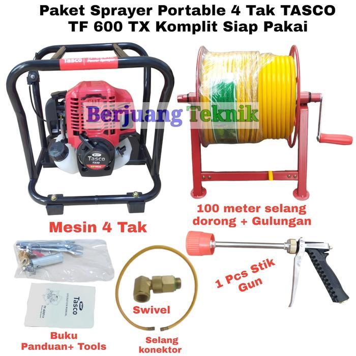 Sprayer Portable 4 Tak TASCO  || Mesin Alat Penyiraman Pertanian
