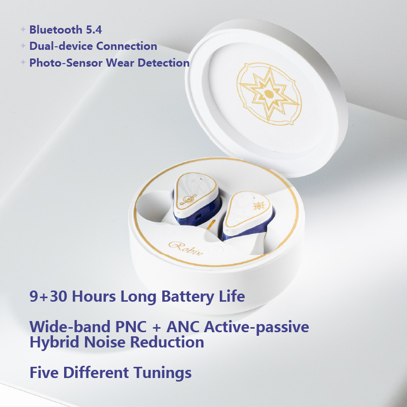 MOONDROP ROBIN Earphone Honkai Star Rail Robin's Earphones TWS Hybrid Dynamic Driver + Planar Driver