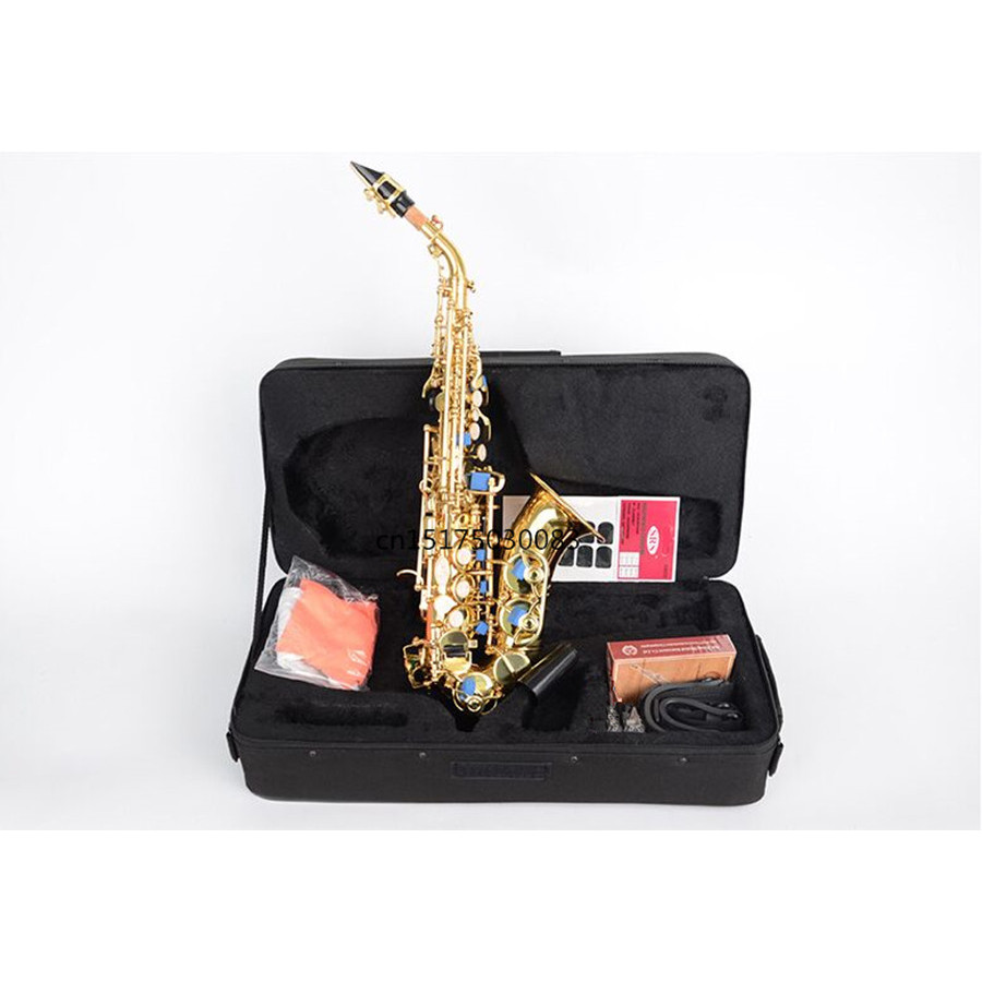 Soprano saxophone Tom BB curved soprano sax of Bcreated musical instrument Saxophone Sax for