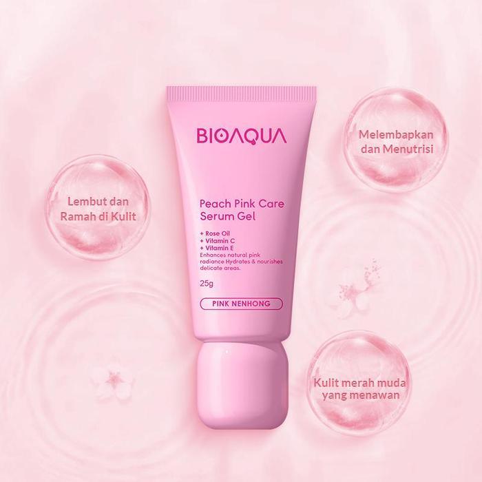 Buhotei Bioaqua Nenhong Cream 30Gr Pemerah Bibir Alami Lip Serum 3Pcs/Paket