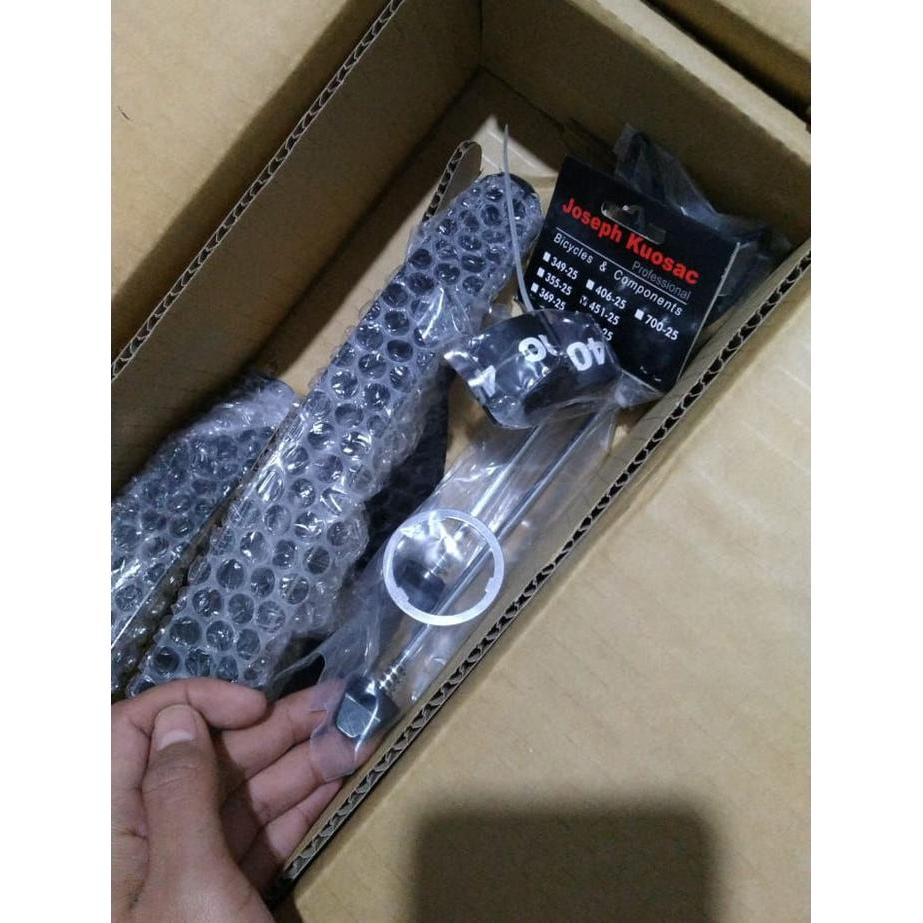 Wheelset 20 inch 451 Joseph Kuosac A18C Alloy Black