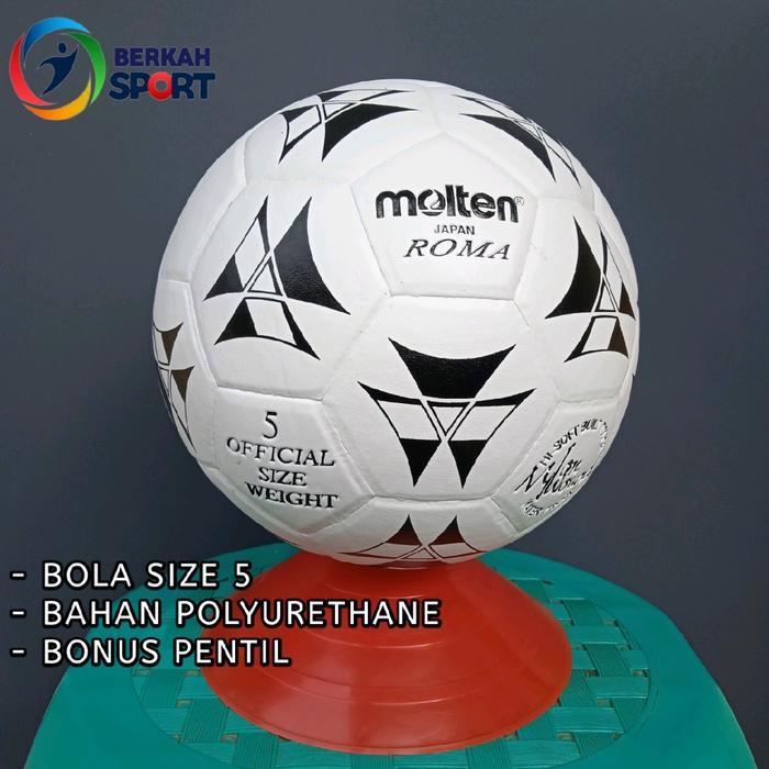 Bola Sepak Molten Size 5 / Bola Sepak / Bola Sepak Dewasa Bonus Pentil