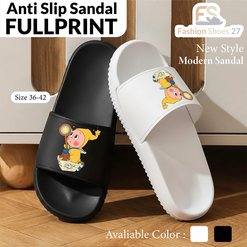 Sandal Sandal dewasa Kartun TWINKLE TWINKLE Kekinian Sistem Pengunci Atasan Indoor Elegan Ringan Aff