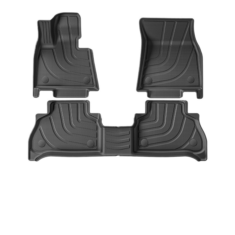 Floor Mats for BMW X5 2019-2024 TPE All Weather Front Rear Cargo Liner Mat, Waterproof Anti-Slip