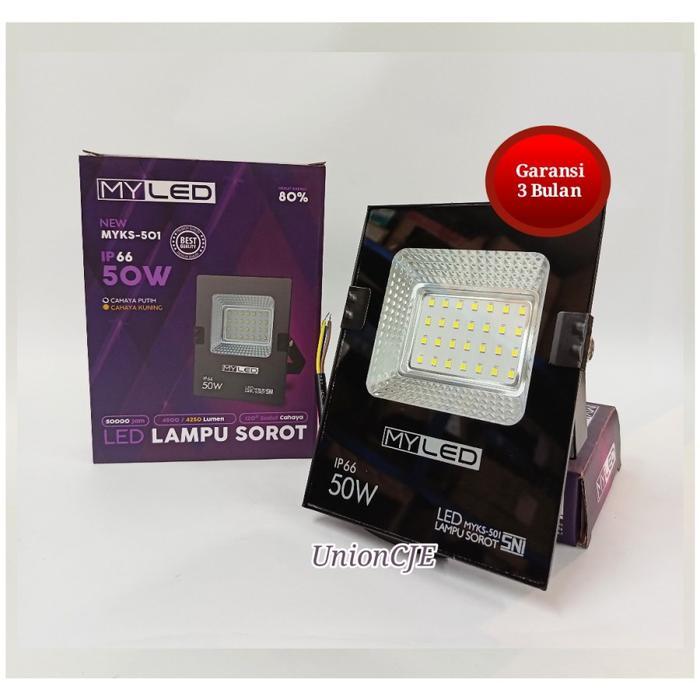 Lampu Sorot/Taman 50W MyLED- 65W Panaled IP66