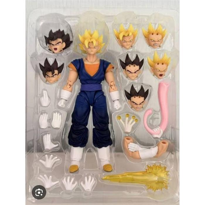 Shf Dragon Ball Z Action Figures Vegetto / Vegito 18Cm Artikulasi Recast Hot 0326