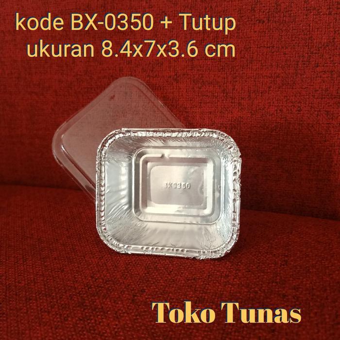 Loyang Alumunium Foil BX-0350/ BX 350/ BX 0350 (+ TUTUP) - isi 50