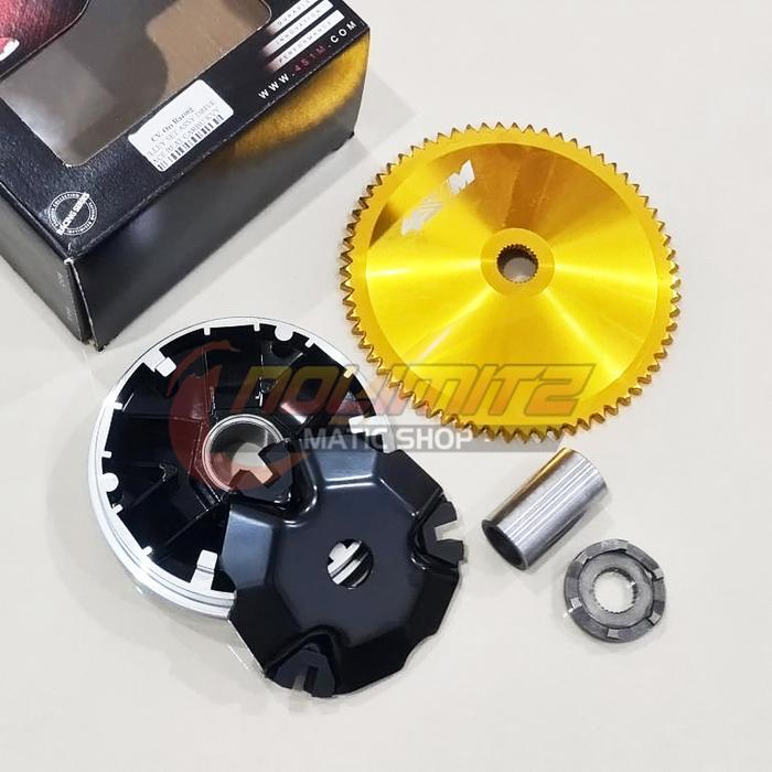 Pulley 4S1M Racing Rumah Roller Cvt Beat Scoopy Vario 110 Fi Karbu