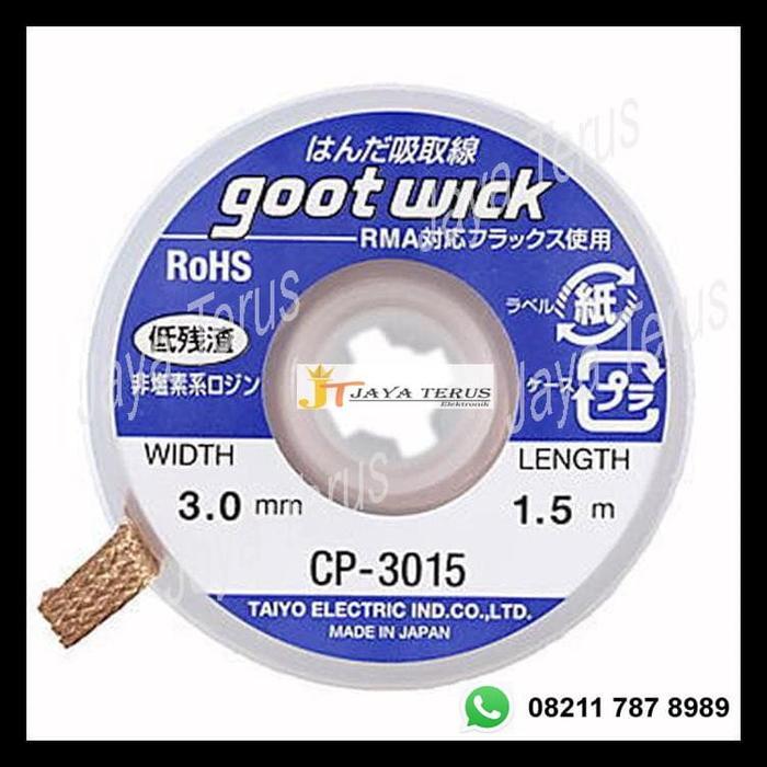 [] Solder wick/ Solder Goot/ Solder wick goot/Pembersih timah/ Pita timah - BIRU