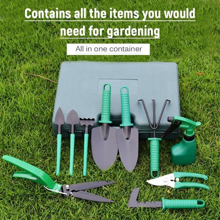 Set Perkakas Kebun 10 pcs - Lengkap dengan dan Koper Penyimpanan