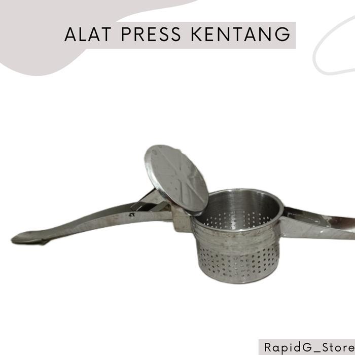 Alat Press Penghancur Kentang Abon Panjang Stainless