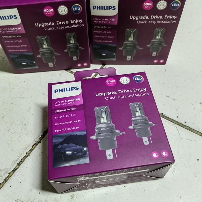 Lampu Led Philips Ultinon Access H4, H11, H16, H19 Original Philips