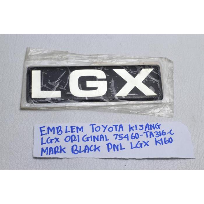 Emblem Toyota Kijang LGX Original 75460-TA316-C