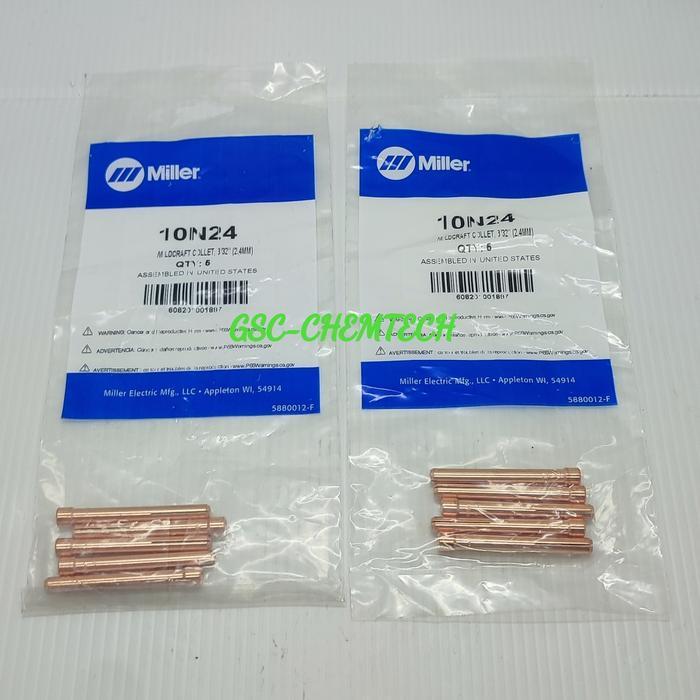 Weldcraft Miller Collet Tig Torch 2,4Mm 10N24