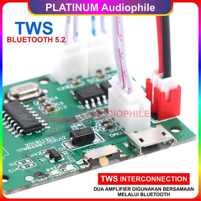 "New" Modul Bluetooth TWS Amplifier Mini Class D 2X 5W Modul Bluetooth 5.2