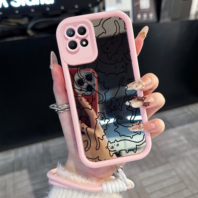 Casing Hp untuk Realme 8I Narzo 50 4G Case Casing HP Softcase ponsel silikon Kasing lembut anti Cerm