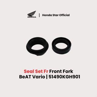 BeaT / Scoopy / Vario / Stylo / Genio / Revo - Honda Ori Set Seal Debu dan Seal Shock Depan / Seal