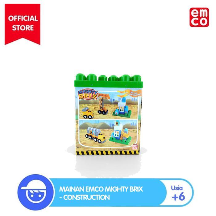 TERMURAH Mainan Emco Mighty Brix - Construction