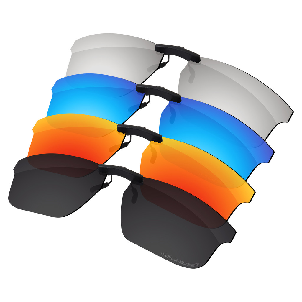 ELuxonsight Polarized Clip-on Sunglasses Clip onto Eyeglasses for Oakley Crosslink Fit OX8142-56