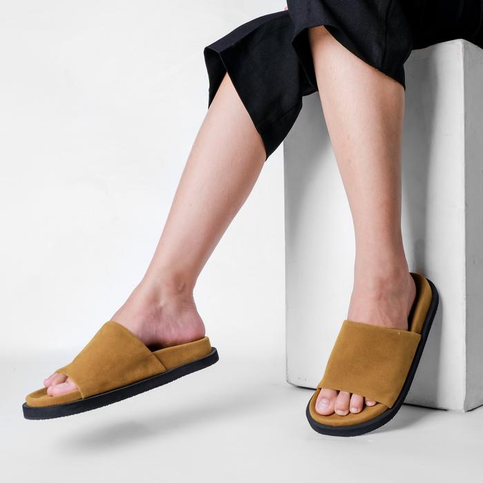 Pamole Sandal Wanita Kekinian Sendal Wanita - Teva Series Selop