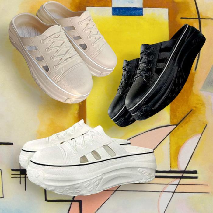 Sandal Sandal Wanita Eva Sandal Empuk Korean Style Empuk Elastic Empuk Sandal Rumah Karet Soft